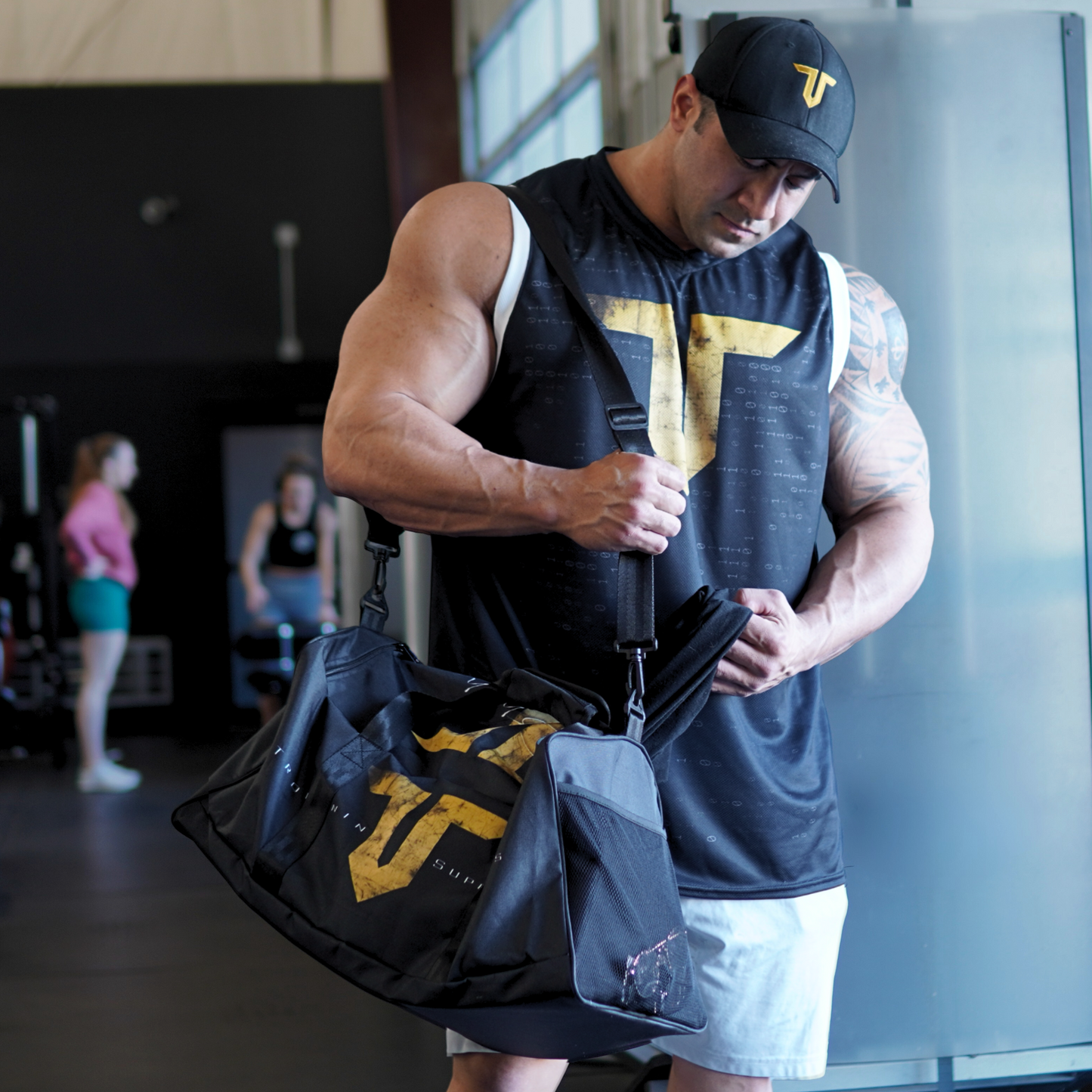 Troponin Gym Bag - spacious and durable workout duffle