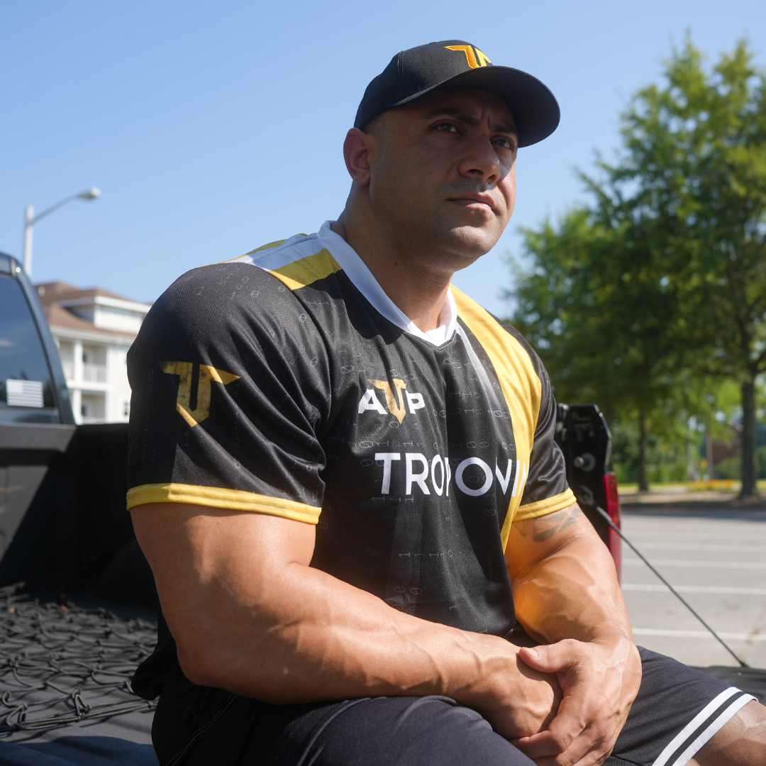 Troponin Supplements soccer jersey — lightweight athletic jersey with bold Troponin logo
