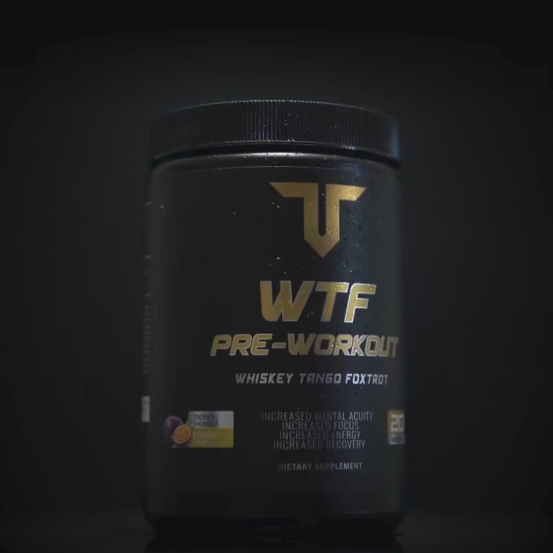 
                  
                    Load and play video in Gallery viewer, WTF Pre-Workout 360 product video by Troponin Supplements
                  
                